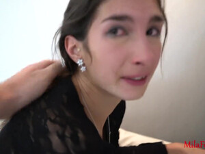 Жестко в рот напихал торчка красотке Mila Fox